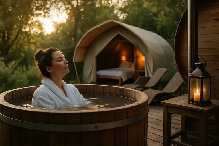 Ontspanning en wellness op glampings